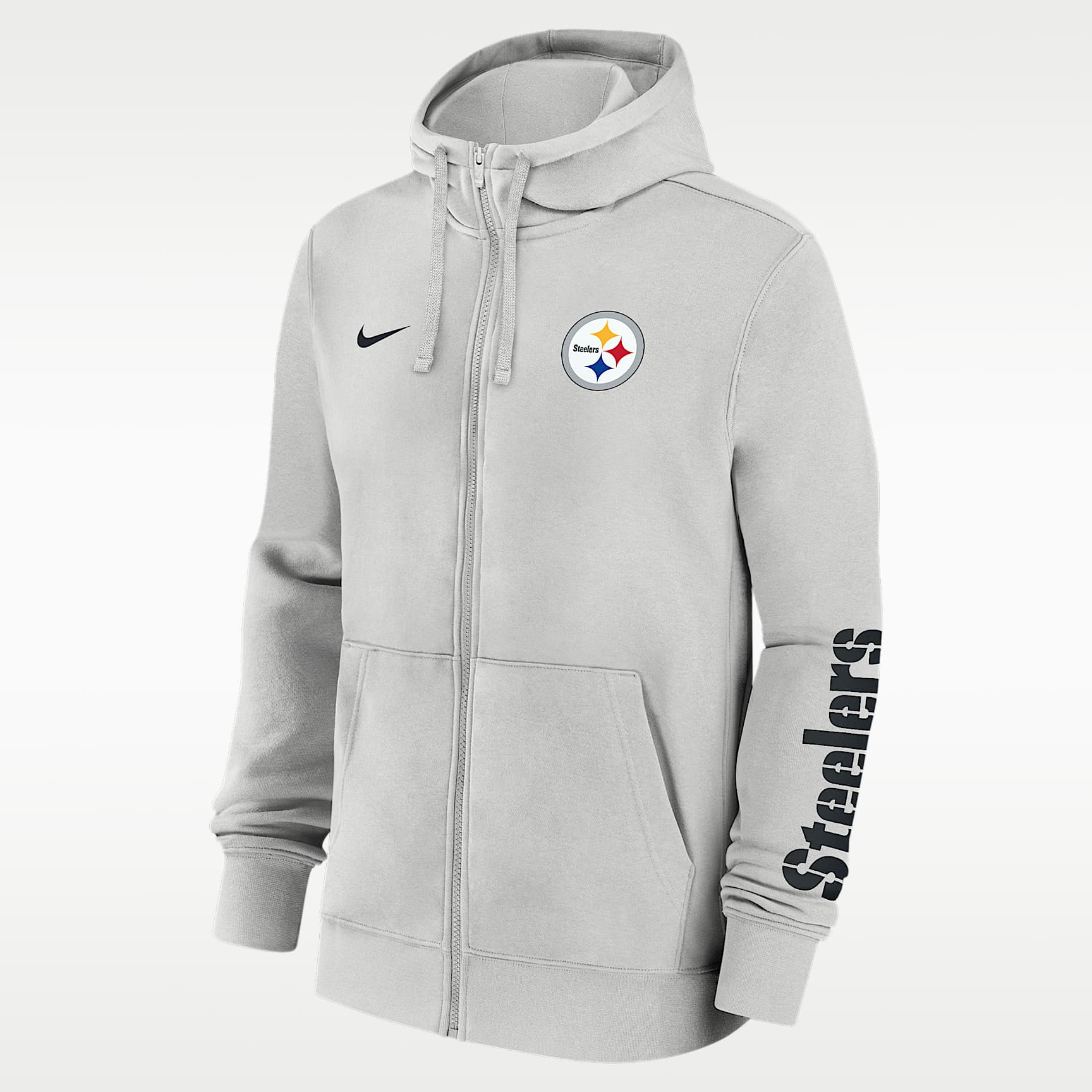 Pittsburgh Steelers Club Men's Nike NFL Full-Zip Hoodie. Nike.com